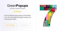 CodeCanyon - Popup Plugin for WordPress - Green Popups (formerly Layered Popups) v7.04 - 5978263