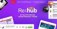 ThemeForest - REHub v10.0.3 -Price Comparison,Multi Vendor Marketplace,Affiliate Marketing,Community Theme-7646339-NULLED