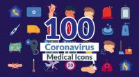 Videohive - Corona Virus Icons 26721767