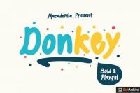 Donkey - Playful Font