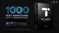 Videohive - Text Library - Handy Text Animations V3.1 - 21932974