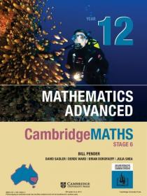 CambridgeMATHS Stage 6 Mathematics Advanced Year 12
