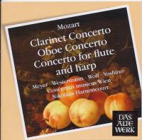 Mozart - Concerto For Clarinet, Oboe, Flute & Harp - Concentus Musicus Wien, Nikolaus Harnoncourt
