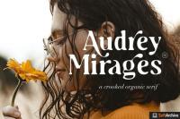 Audrey Mirages - Crooked Stylist Serif Font