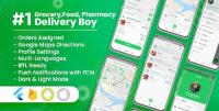 CodeCanyon - Delivery Boy for Groceries, Foods, Pharmacies, Stores Flutter App v1.0.1 - 26615174