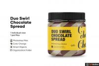 Creativemarket - Duo Swirl Chocolate Spread Mockup 5004773