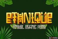 ETHNIQUE - Tribal and Ethnic game font