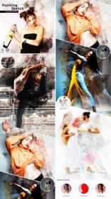 GraphicRiver - Painting Sketch Photoshop Action 26119936