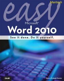 Easy Microsoft Word - See it Done - Do It Yourself -  2010 RETAiL