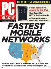 PC Magazine Fastest Mobile Networks - August 2011