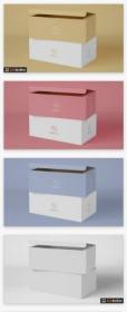 2 Rectangular Boxes Packaging Mockup 351300873