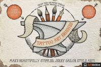 Creativemarket - Tattoo Style Art Brushes 474759