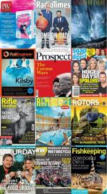 40 Assorted Magazines - June 21 2020