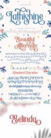 Lathishine Font