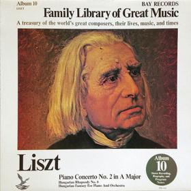 Liszt ‎– Piano Concerto No  2, Hungarian Rhapsody No  6; Hungarian Fantasy For Piano And Orchestra - Funk & Wagnall No 10