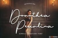 Dorothea Pearlina Simple Signature Font