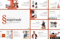Supersub Powerpoint, Keynote and Google Slides Templates