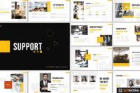 Support Powerpoint, Keynote and Google Slides Templates
