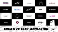 Videohive - Creative Text Animation - 27434056