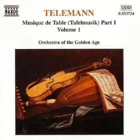 Telemann - Musique de Table [Tafelmusik] Vol 1 thru 4 - Orchestra Of The Golden Age - 4CDs - Remastered