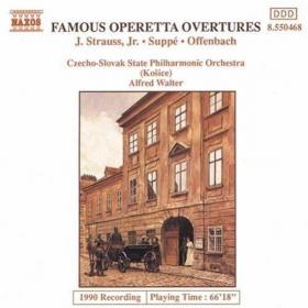 J Strauss Jr, von Suppé, Offenbach - Famous Operetta Overtures - Czecho-Slovak State Philharmonic Orchestra (Košice), Alfred Walter