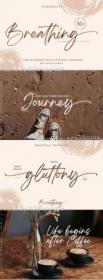 Breathing Brush Signature Font