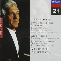 Beethoven - Favourite Piano Sonatas No  14, 26, 17, 8, 23, 15 & 21 - Vladimir Ashkenazy - 2CDs