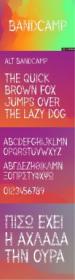 Bandcamp Font