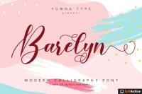 Barelyn Script Font