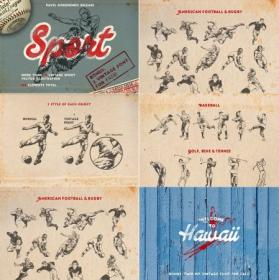 Creativemarket - 145 Sport objects + 2 FONT FOR FREE! 263602