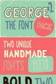 George & FraNCIS Font Pack + bonus