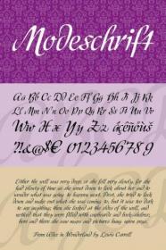 Modeschrift Font