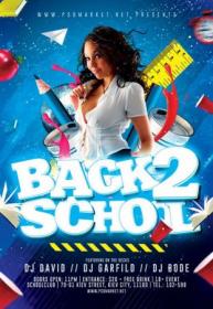 School party - Premium flyer psd template