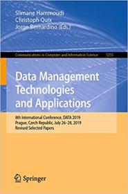 Data Management Technologies and Applications - 8th International Conference, DATA 2019, Prague, Czech Republic, July 26 