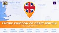 Videohive - United Kingdom of Great Britain Map United Kingdom Travel Map 27803206