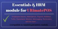 CodeCanyon - Essentials & HRM (Human resource management) Module for UltimatePOS v2.0 - 23643267
