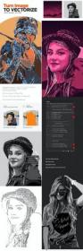 GraphicRiver - Turn Image to Vectorize With Photoshop Action 27082300