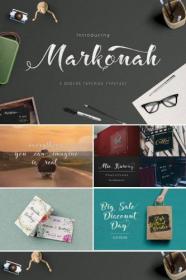 Markonah Script Font