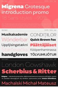 Migrena Grotesque Font Family