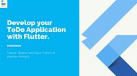 Creating a ToDo application using Flutter
