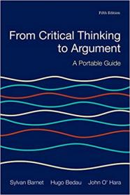 From Critical Thinking to Argument 5th Edition