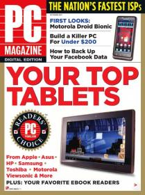 PC Magazine Top Tablets - October 2011