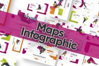 Maps Infographic Powerpoint Template