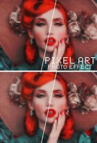Pixel Art Photo Effect 373980160