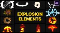 Videohive - Explosion Elements  After Effects 28491064
