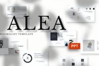 Alea - Minimalist Powerpoint, Keynote and Google Slides