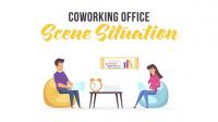 Videohive Coworking office - Scene Situation 28479190