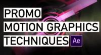 Motion Graphics Techniques in After Effect, promo & title animation