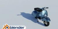 Skillshare - Create A Retro Moped With Blender 2.8
