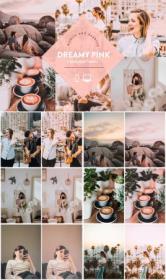 CreativeMarket - Dreamy Pink Lightroom Presets 4741878